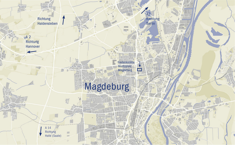 Anfahrtsskizze Magdeburg